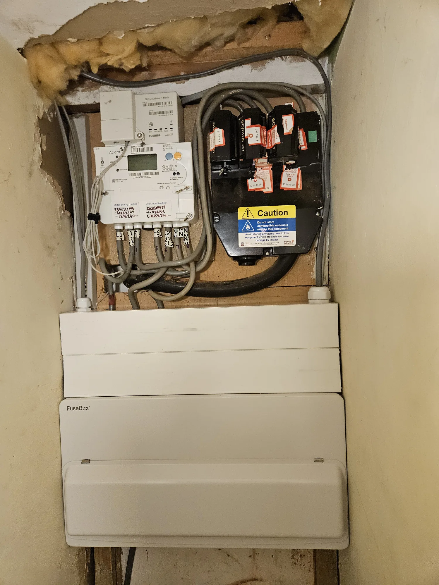 Completed consumer unit Beccles