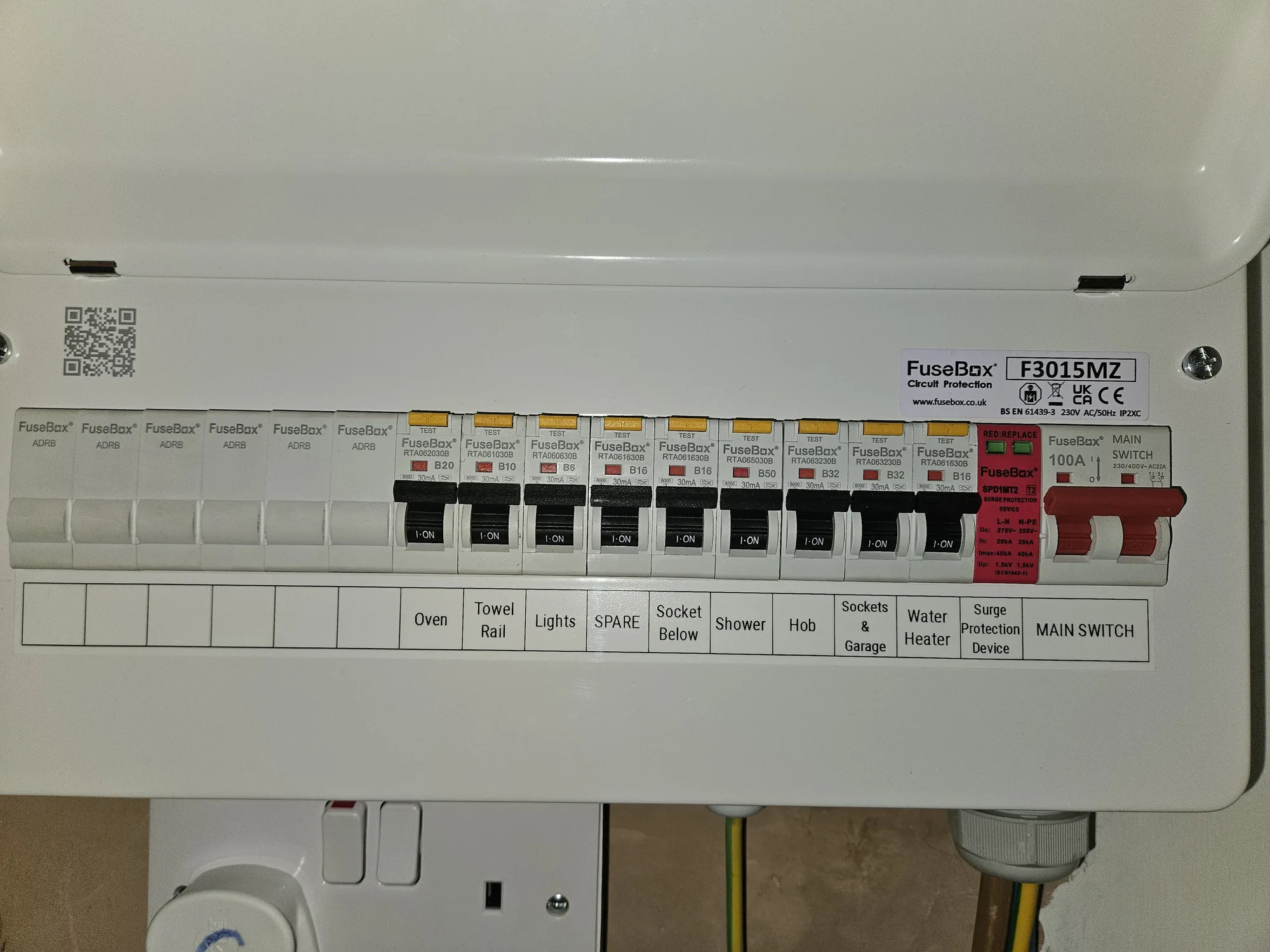 Consumer unit final test