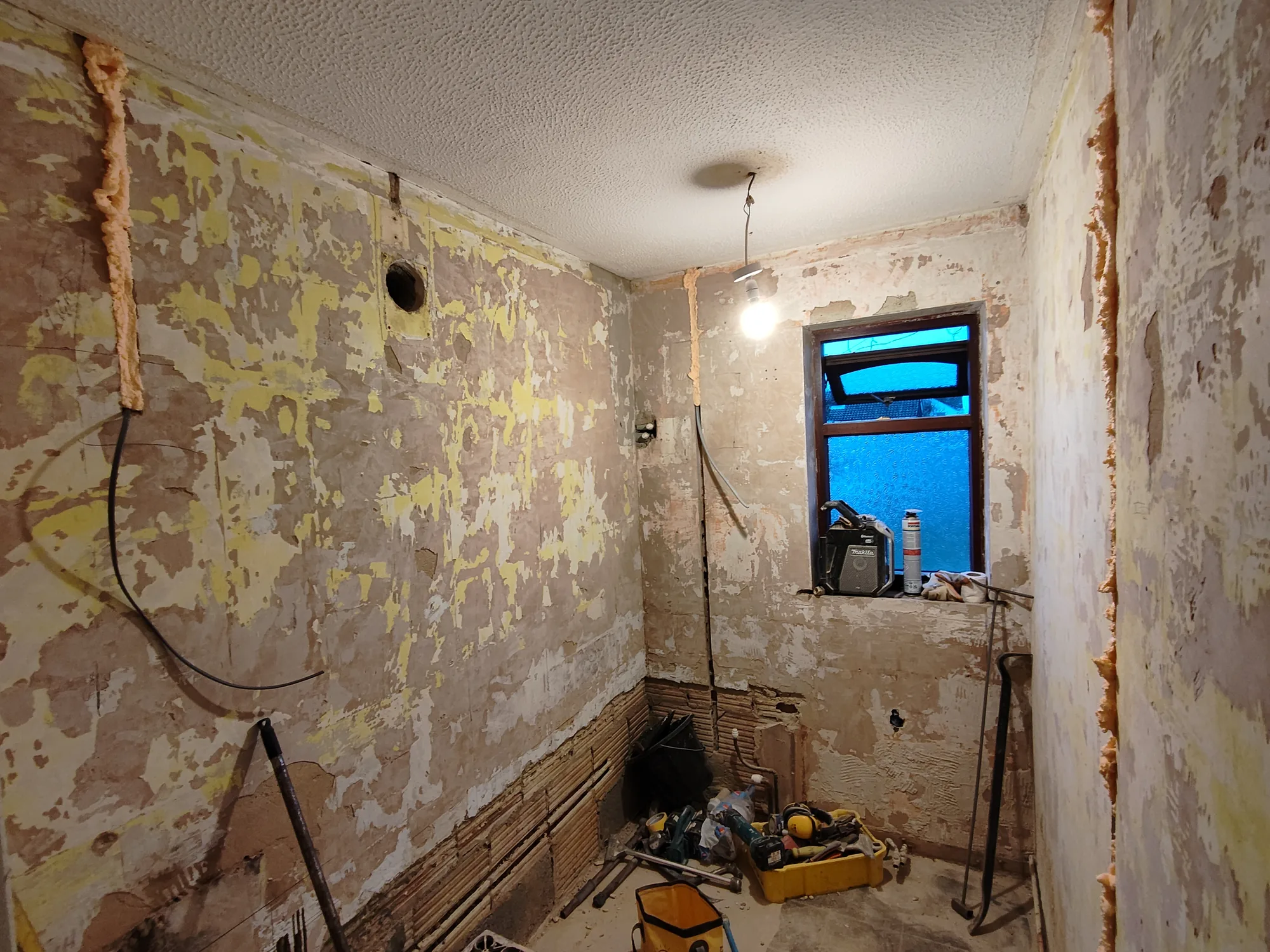 Rewire ceiling lights